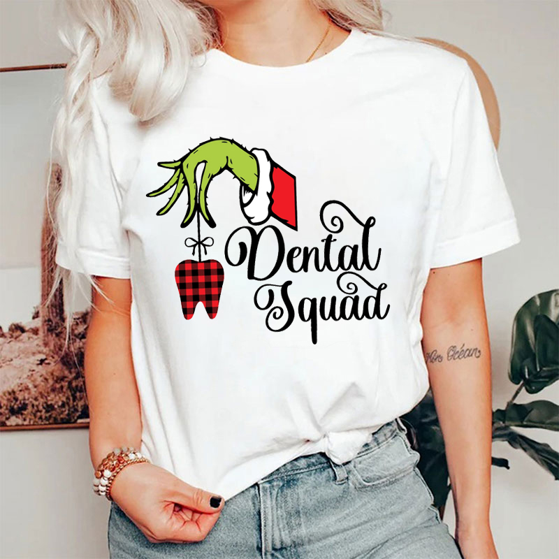 Hand Holding Tooth Dental Squad T-Shirt