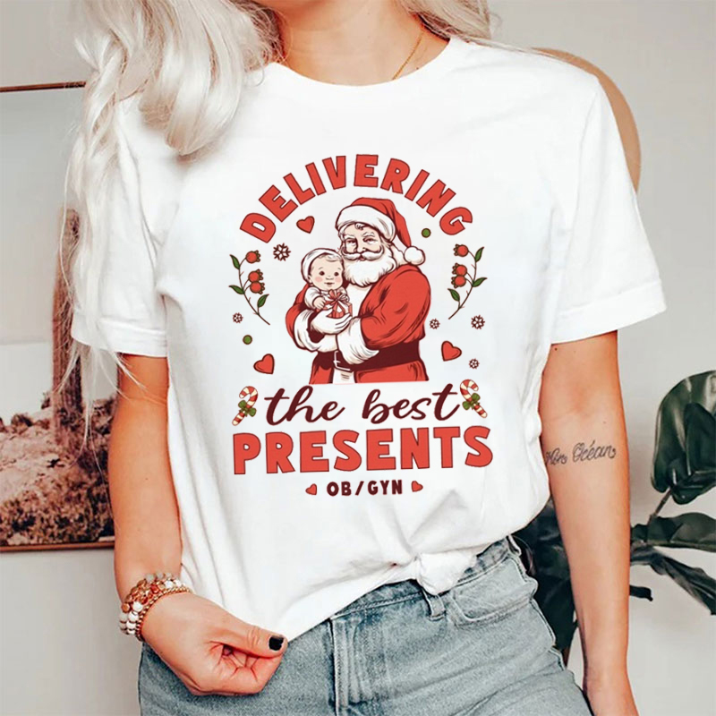Delivering The Best Presents Christmas Gift Baby T-Shirt