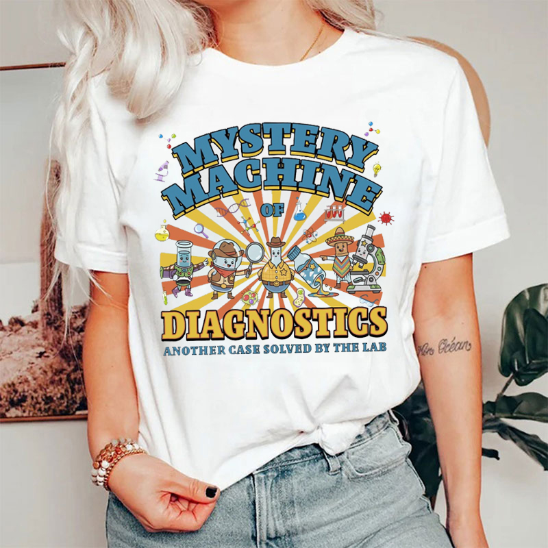 Mystery Machine Of Diagnostics Lab Week T-shirt