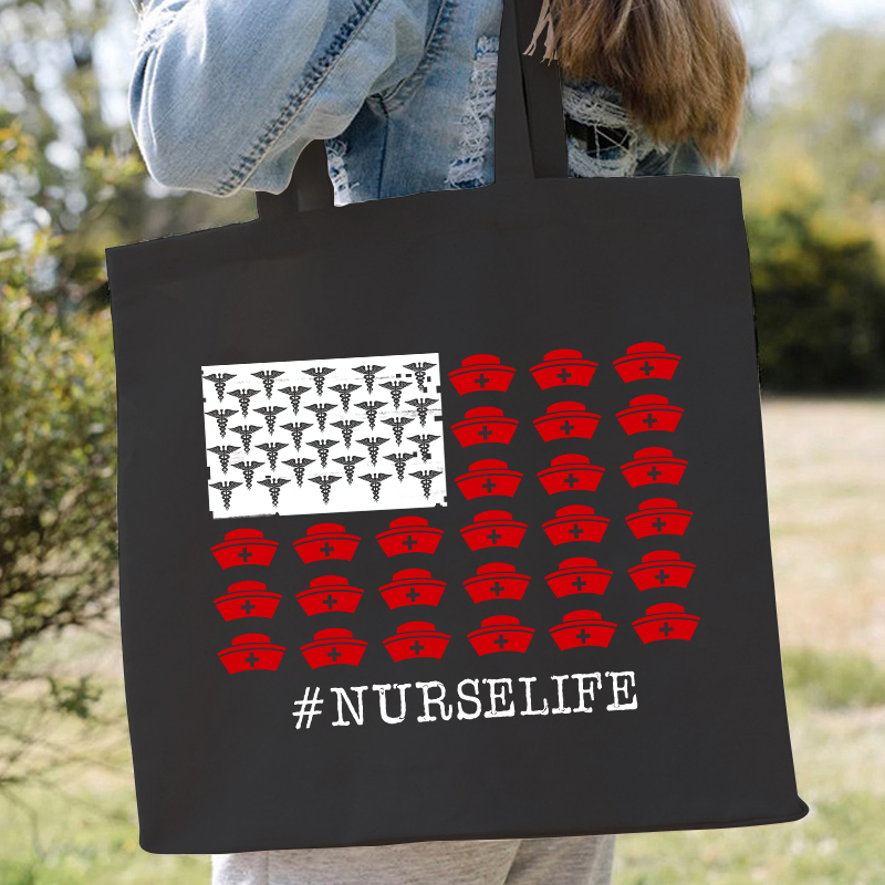 This Is The Life Of A Nurse Tote Bag