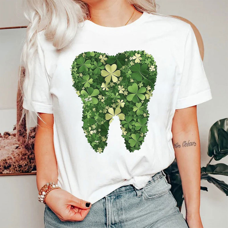 Lucky Shamrock Tooth T-shirt