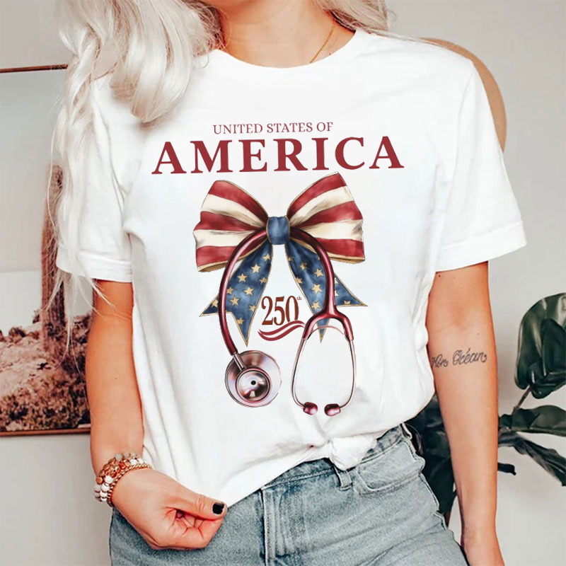 250th United States Of America Nurse T-shirt
