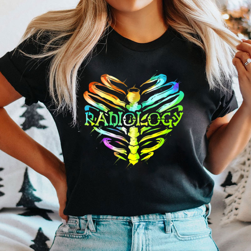 Radiology Heart Ribcage T-Shirt