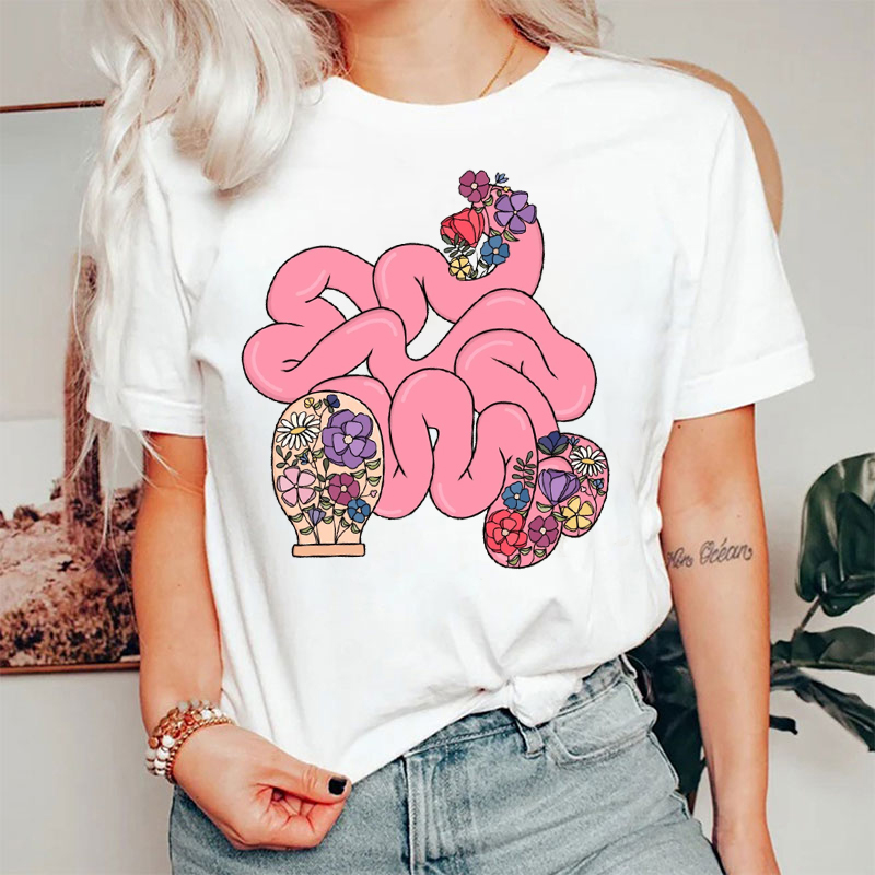 Floral Ileostomy T-shirt