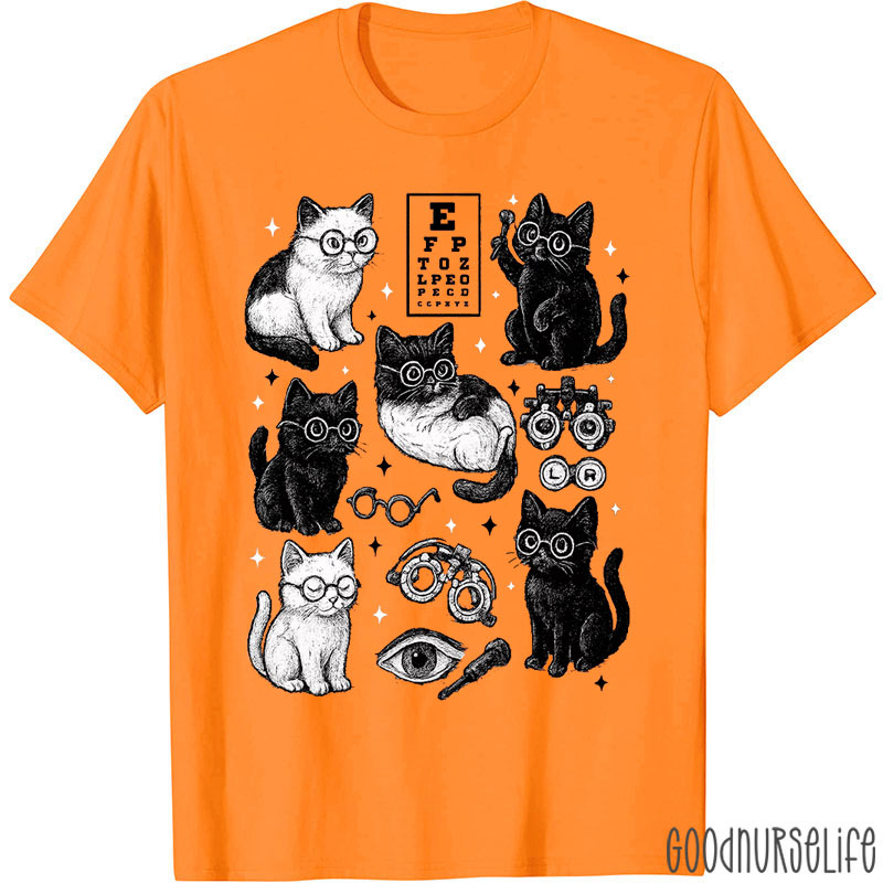 Cat Eyewear And Eye Care Tool Feline T-Shirt