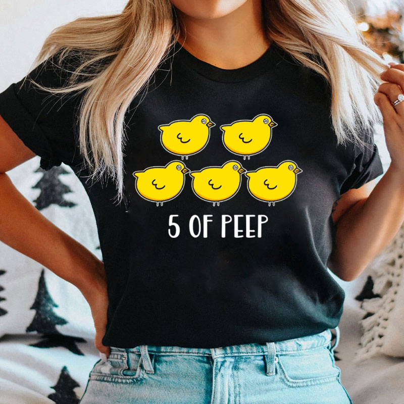 Five Of PEEP Respiratory Therapist T-Shirt