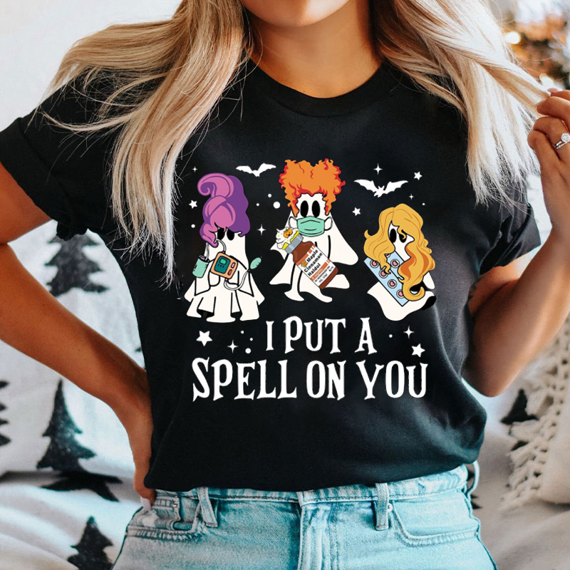 I Put A Spell On You Funny Halloween T-Shirt
