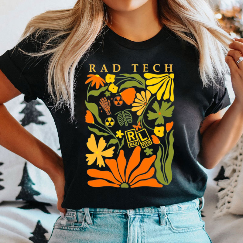 Rad Tech Wildflowers Radiologic T-Shirt
