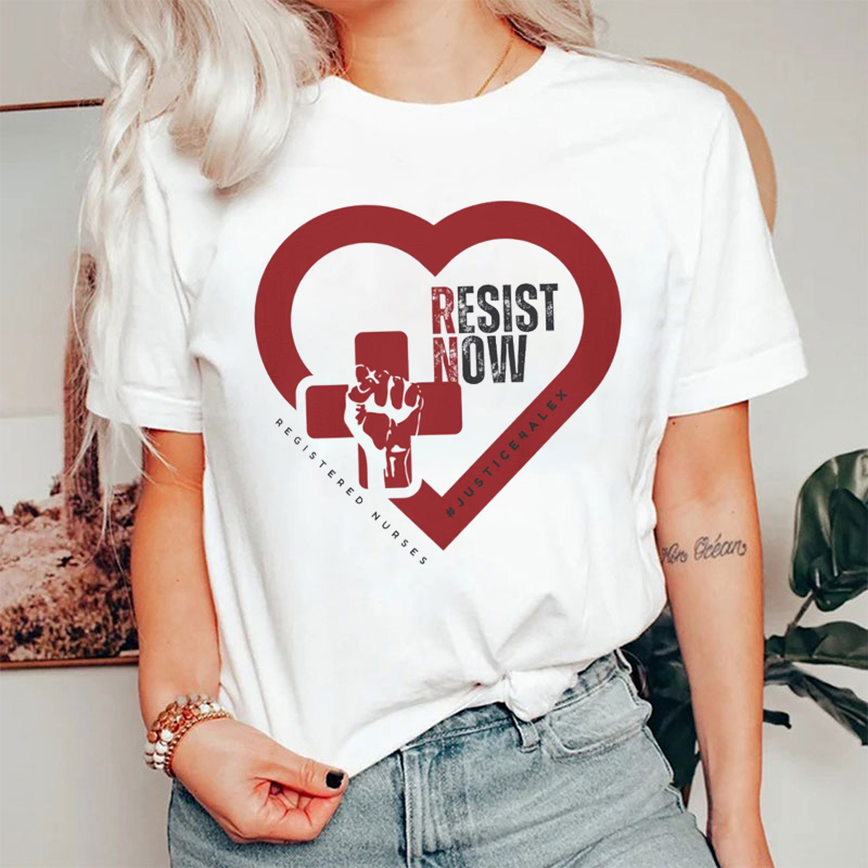 RN Resist Now Nurse T-shirt