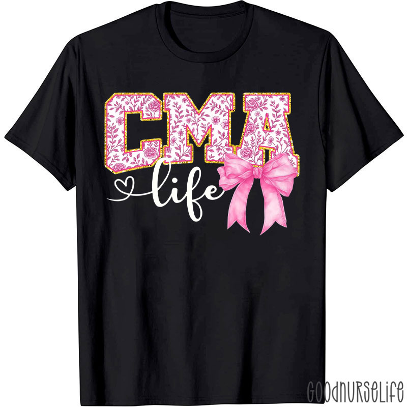 Personalized Nurse Life Bow Nurse T-Shirt