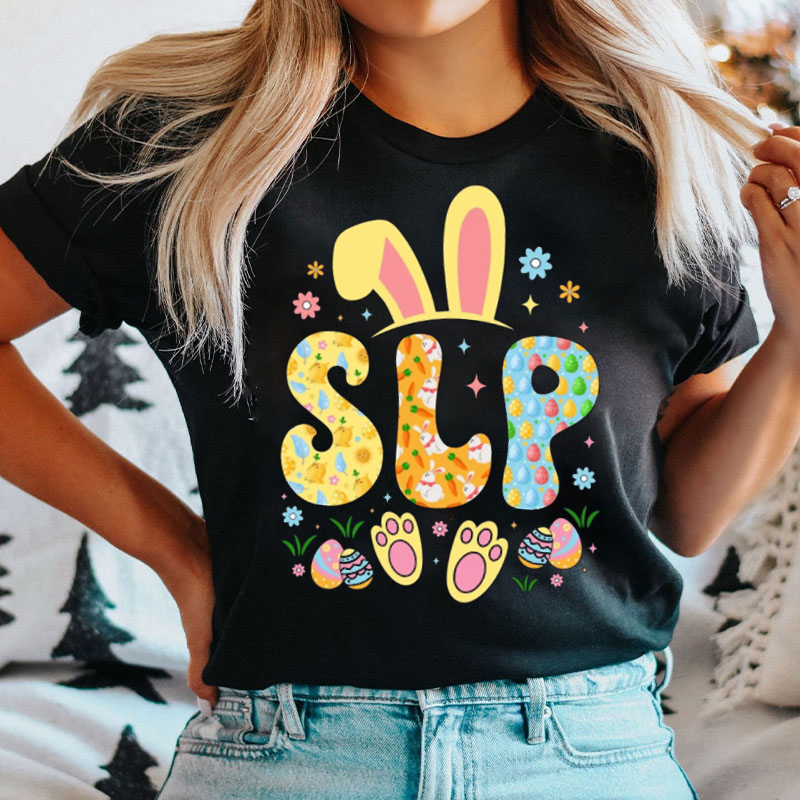 Speech Pathologist Easter Bunny T-shirt