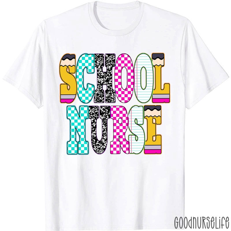 Back To School Nurse Life First Day School Nurse T-Shirt