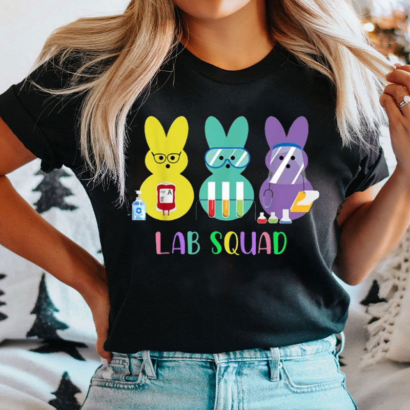 Lab Squad Easter Bunnies T-shirt