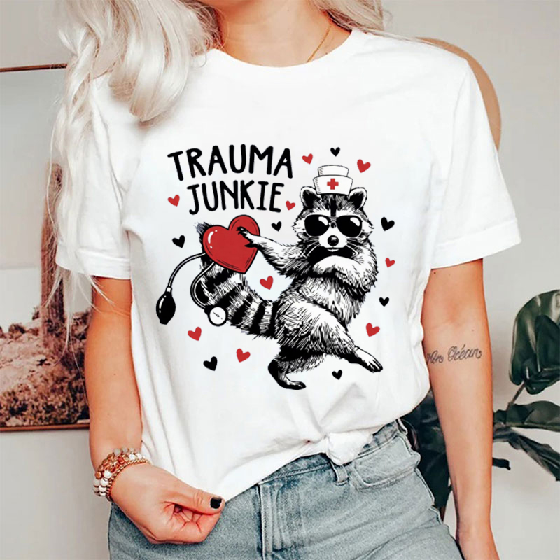 Trauma Junkie Love T-Shirt