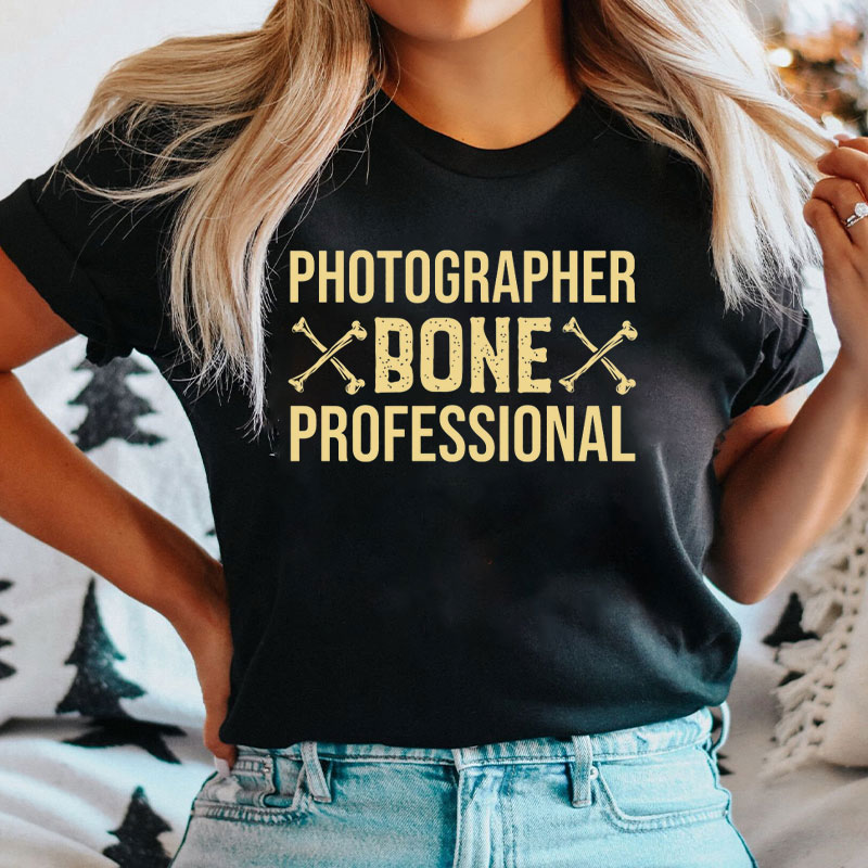 Photographer Bone Professional T-Shirt
