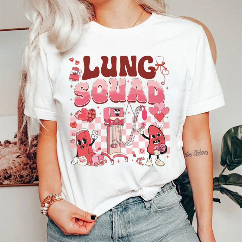 Valentine Lung Squad T-shirt