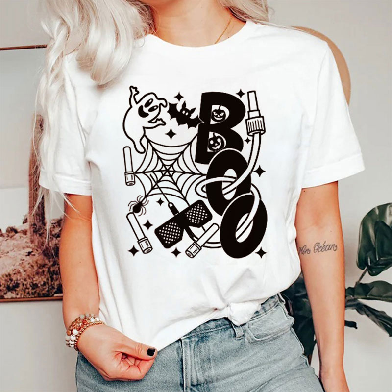 Spooky Medical Technologist Halloween Phlebotomist T-Shirt