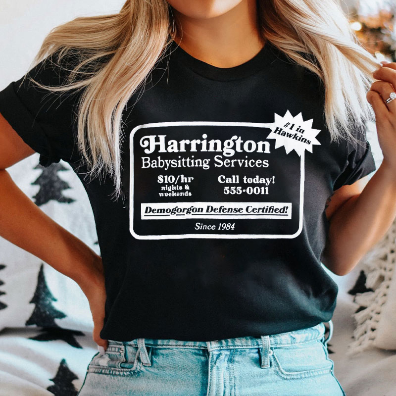 Babysitting Services Demogorgon Defense Certified T-shirt