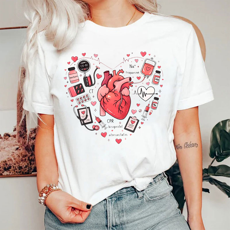 Medical Heart Anatomy T-shirt