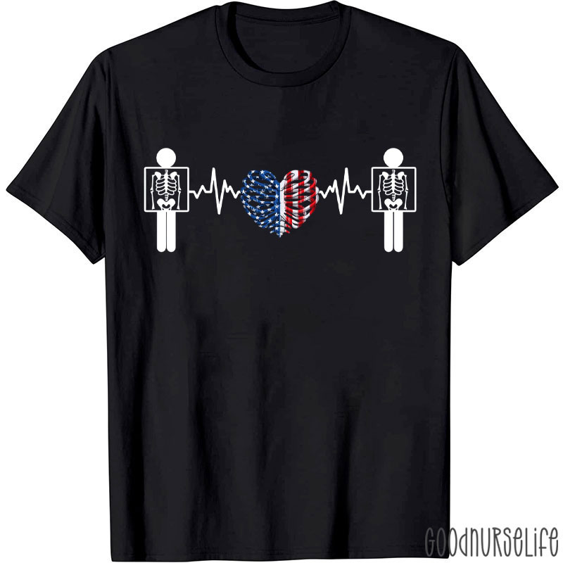 Funny Radiology Tech 4th Of July T-Shirt