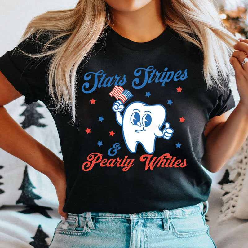 Stars Stripes And Pearly Whites T-Shirt