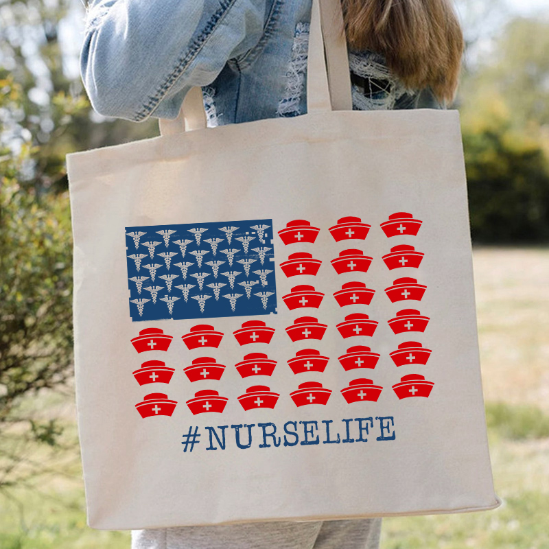This Is The Life Of A Nurse Tote Bag