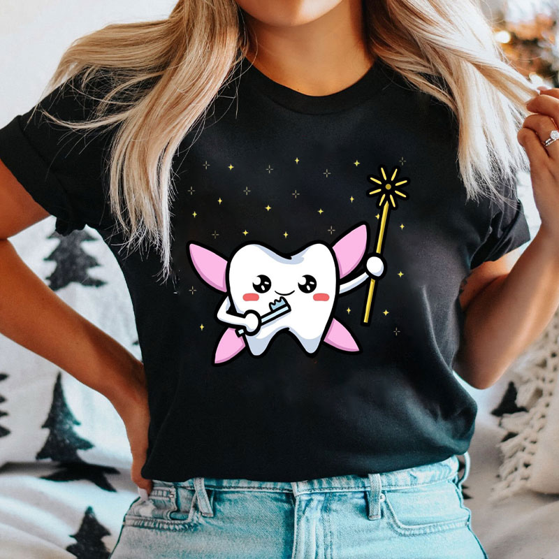 Cute Tooth Fairy Dental Hygienist T-Shirt