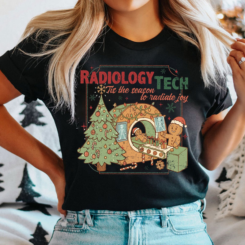 Radiate Joy Department Radiology Tech T-Shirt