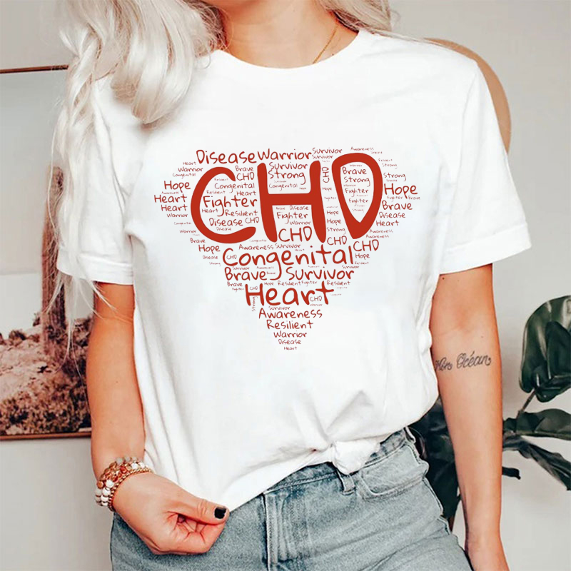 Heart Defect Support T-shirt