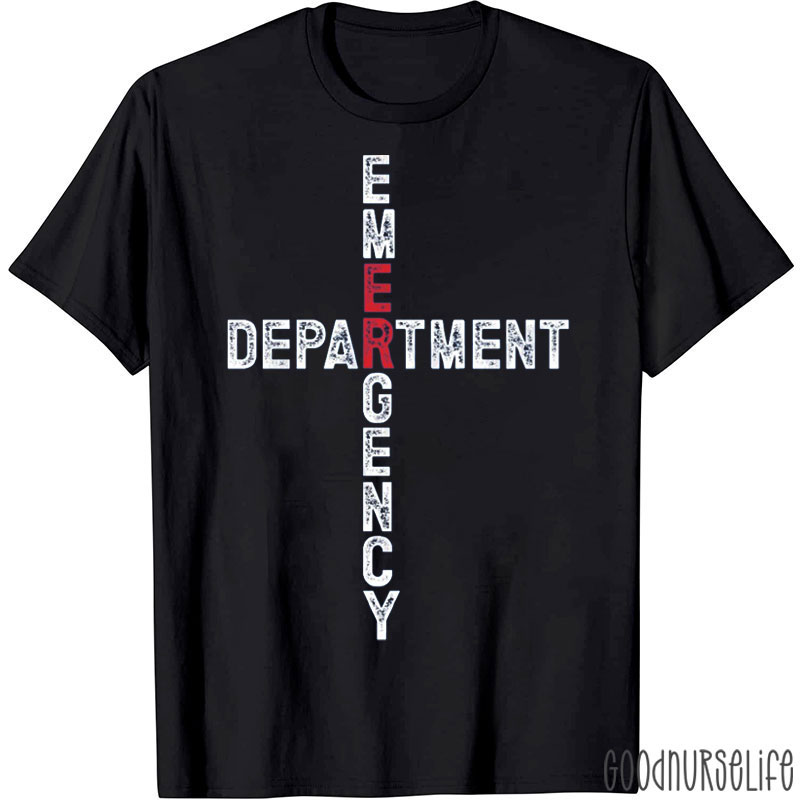 ER Tech Emergency Department Technician Emergency Nurse T-Shirt