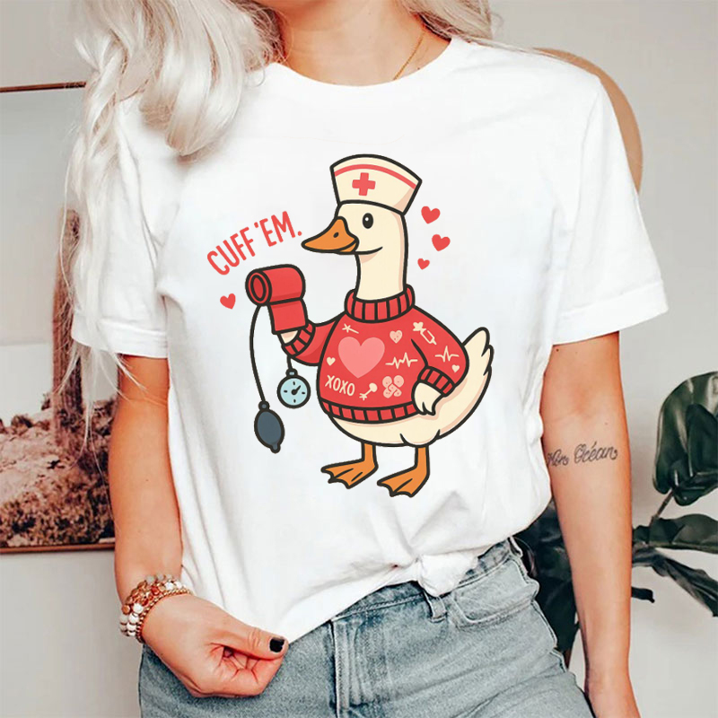 Cuff Them Goose Nurse T-shirt