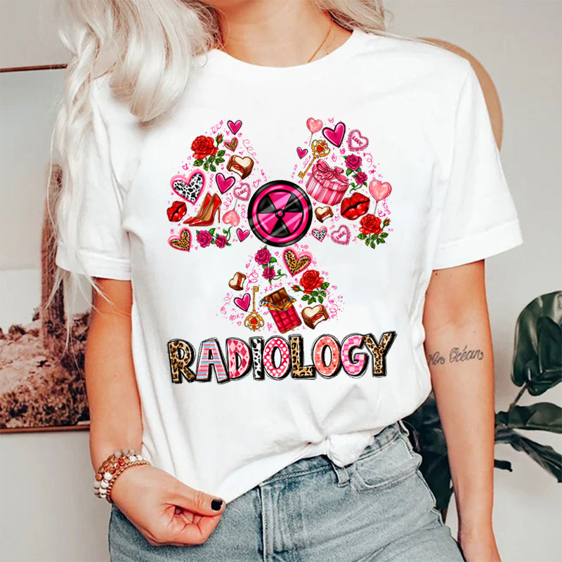 Love Radiology Valentine's Day T-Shirt