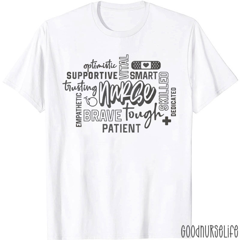 Nurse Word Art Nurse Week Nurse T-Shirt