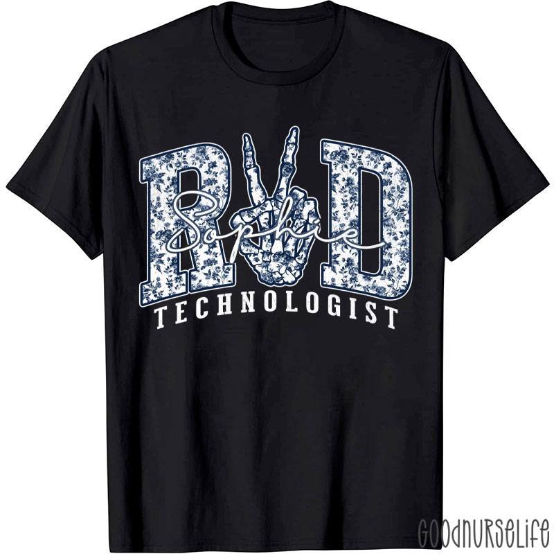 Personalized Radiology Technologist X-ray T-Shirt