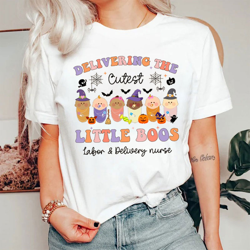 Delivering The Cutest Little Boos Nurse T-Shirt