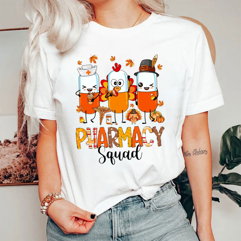 Thankful Pharmacy Squad T-Shirt