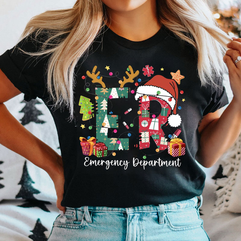 Holiday Vibe Emergency Department T-Shirt