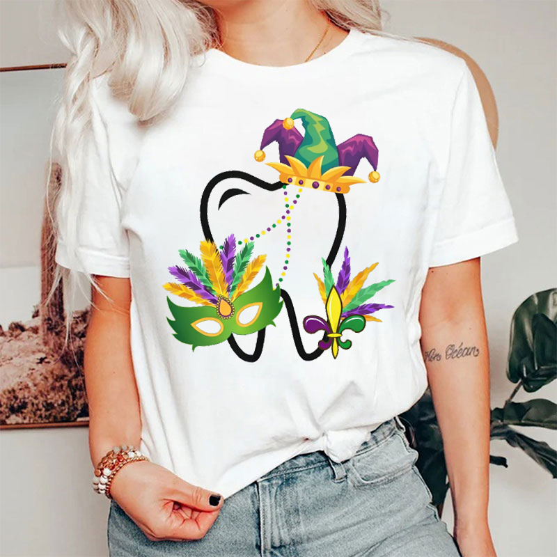 Dentist Mardi Gras T-shirt