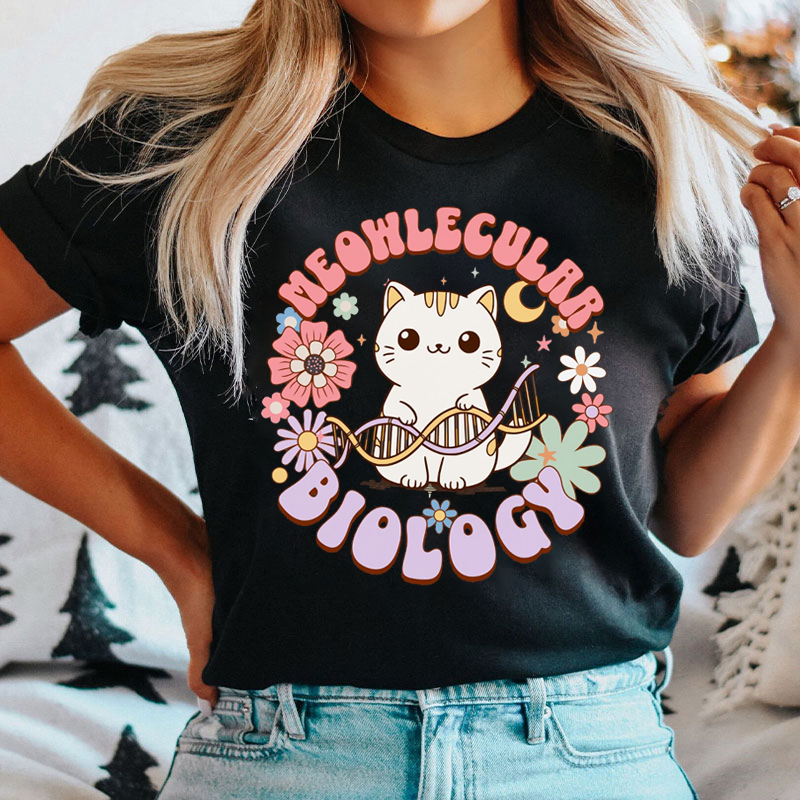 Meowlecular Biology T-shirt