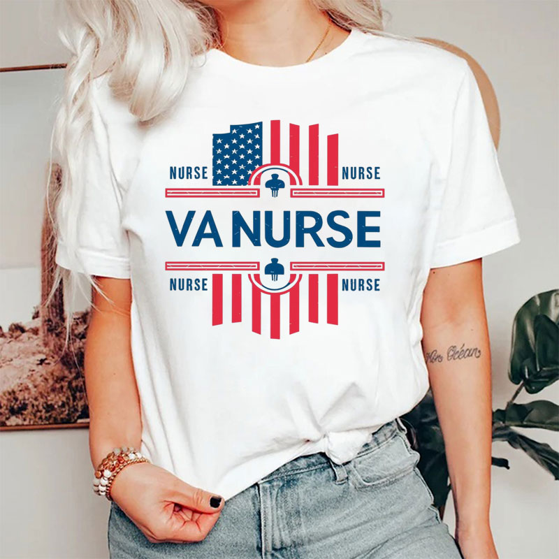 Veterans Affairs Nurse Proud VA Nurse T-Shirt