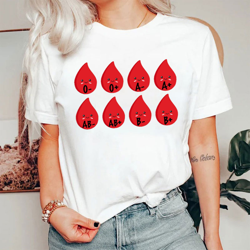 Blood Type Drops T-Shirt