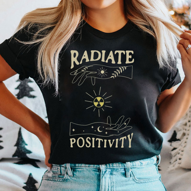 Radiate Positivity Radiology CT Technologist T-Shirt