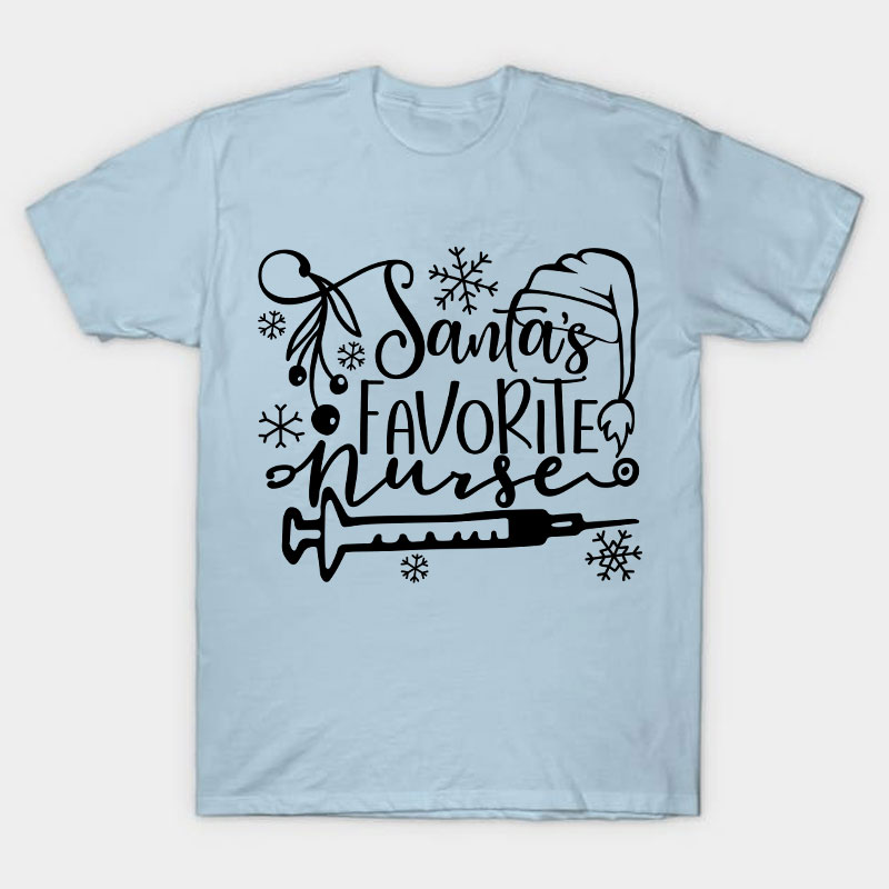 Santa's Favorite Nurse T-Shirt