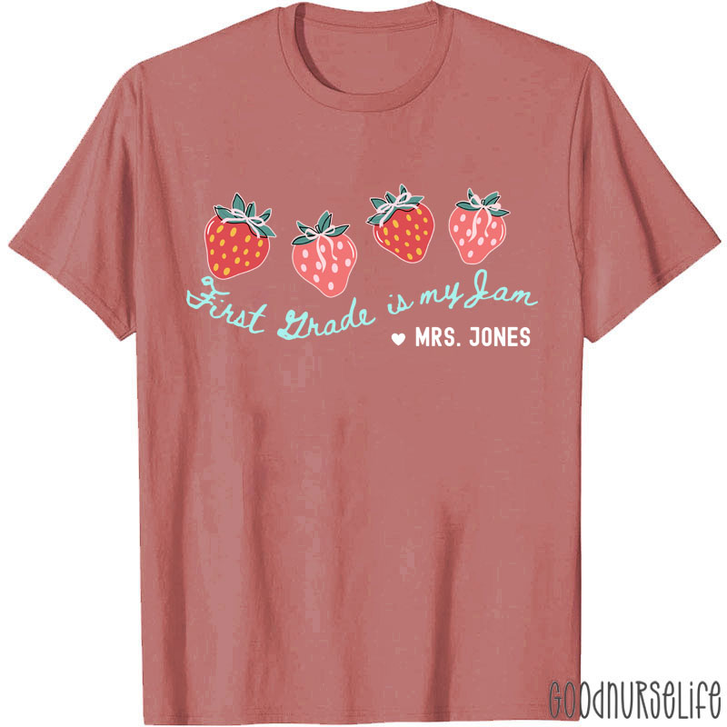 Personalized Nursing Is My Jam T-Shirt