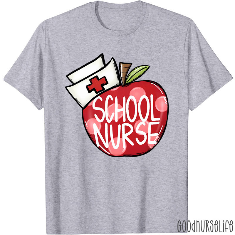 School Nurse Apple T-Shirt