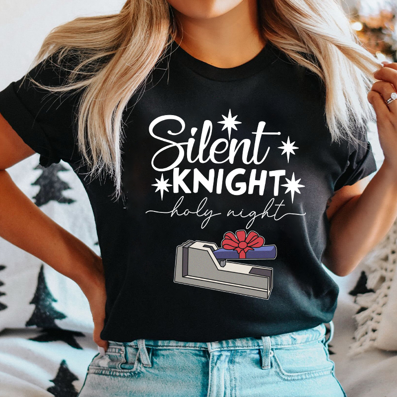 Silent Knight Holy Night Nurse T-Shirt