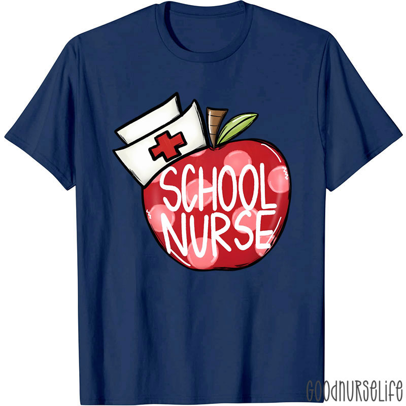 School Nurse Apple T-Shirt