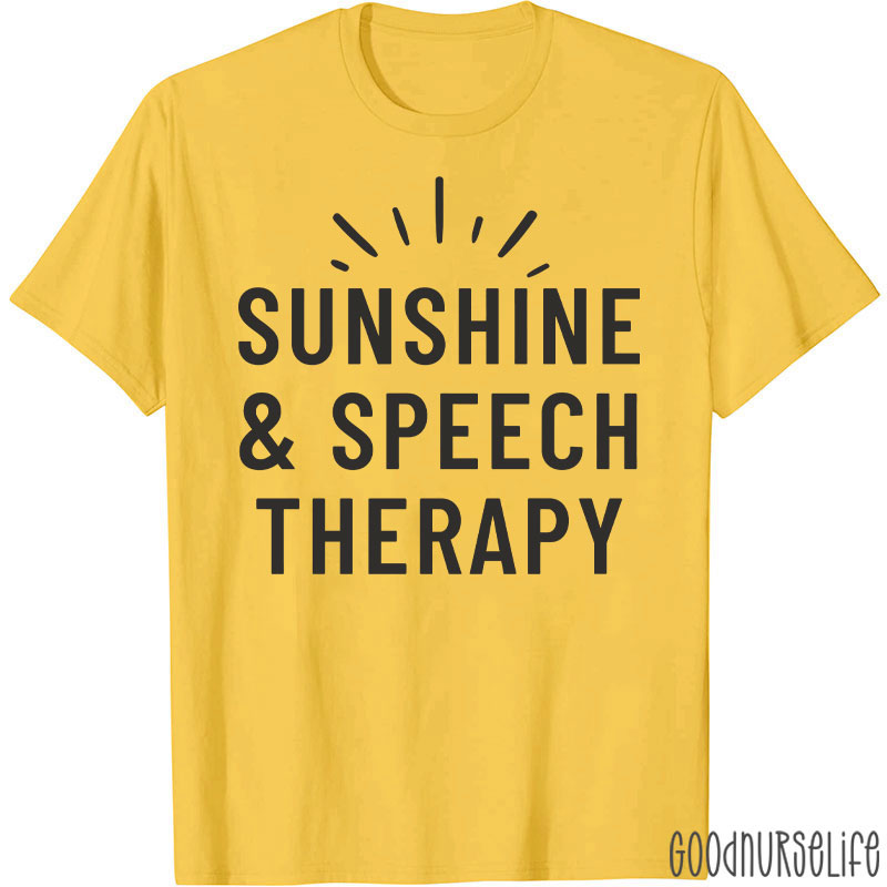 Sunshine & Speech Therapy T-Shirt