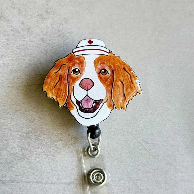 Personalized Pet Portrait Badge Reel