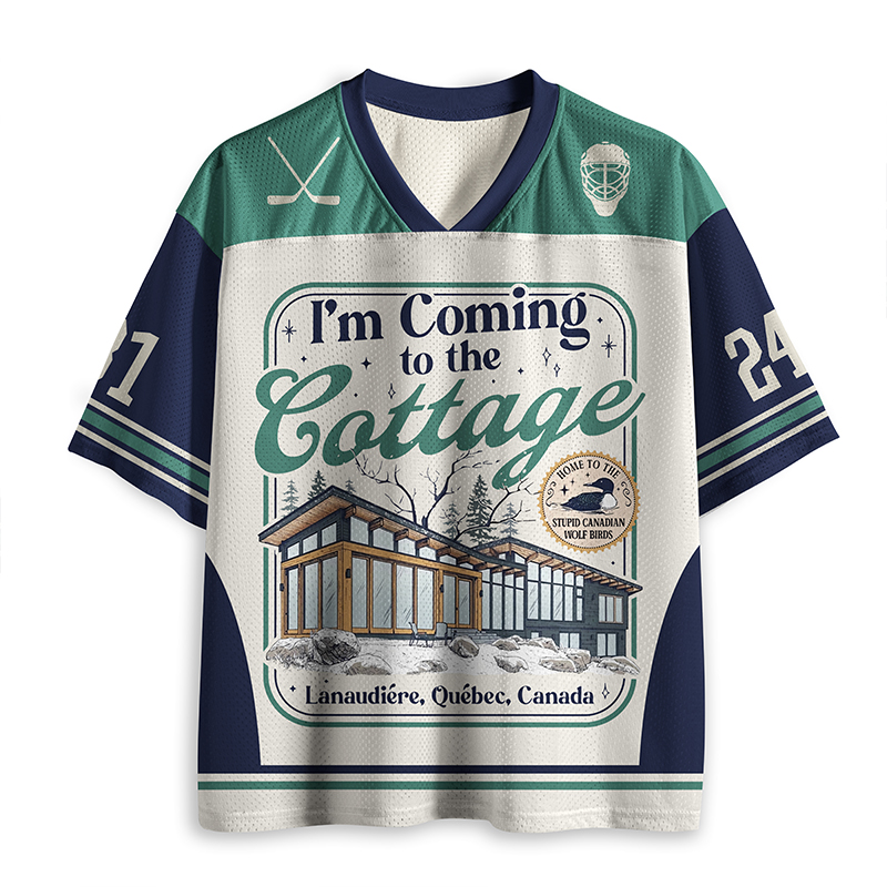 I'm Coming To The Cottage Mesh Jersey
